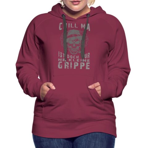 chill ma corona frauen premium hoodie 9