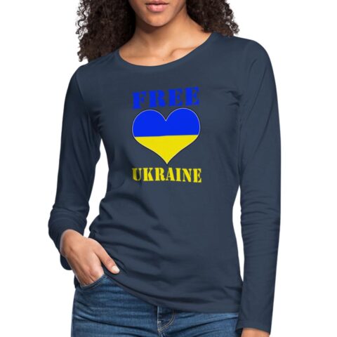 free ukraine frauen premium langarmshirt 6