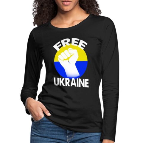 free ukraine frauen premium langarmshirt 8