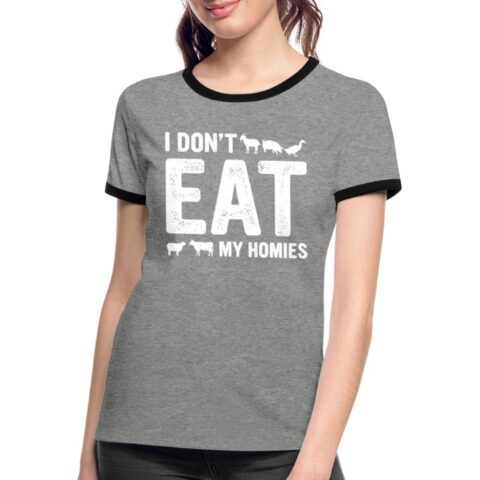 i dont eat my homies frauen kontrast t shirt 2