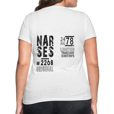 narses trade mark edition frauen bio t shirt mit v ausschnitt von stanley stella