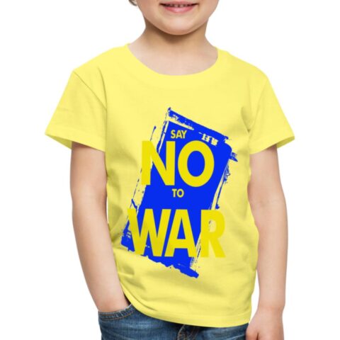 say no to war in ukraine kinder premium t shirt 5