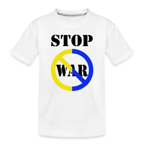 stop war in ukraine kinder premium bio t shirt 3