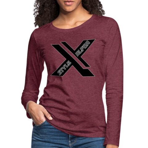 x style alpha frauen premium langarmshirt 1