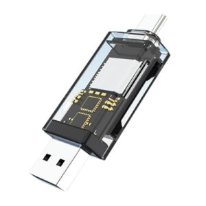 Effizienter USB 3.0 SDTF-Kartenleser mit zwei Steckplätzen