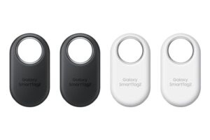 Samsung Galaxy SmartTag2 Bluetooth-Tracker in Schwarz und Weiß