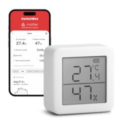 SwitchBot Thermometer Hygrometer im Einsatz