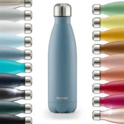 Blumtal Edelstahl Trinkflasche Charles in Dove Grey