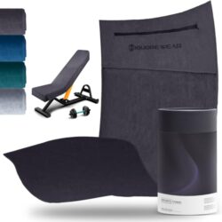 Migliore Wear Fitness Handtuch mit Reißverschlusstasche