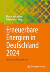 Buchcover zu erneuerbaren Energien in Deutschland 2024