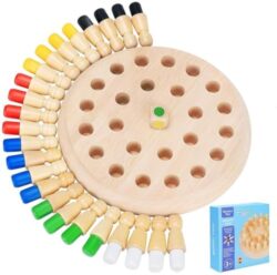 Memory Schach Holz für Kinder als Lernspielzeug