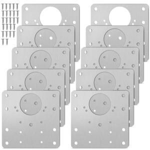 Edelstahl Scharnier Reparaturplatte für Möbelreparatur