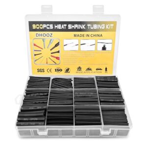 Lectorias 900 Stück Schrumpfschlauch Set in verschiedenen Größen