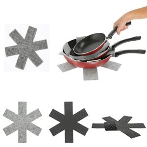 Tellerschutzmatten aus Filz für Pfannen und Töpfe