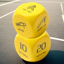 5x5 cm Büro Anti-Stress Würfel für Fitness-Training