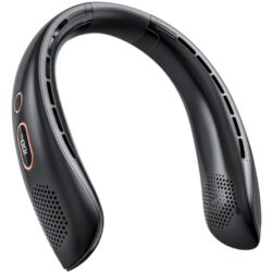 YAZEKY Tragbarer USB Nackenventilator in Nutzung