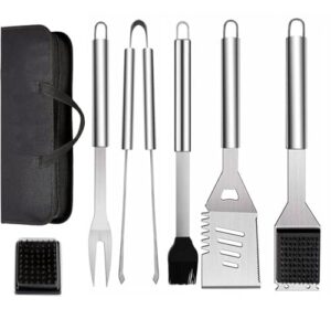 ZWMYF Edelstahl Grillbesteck-Set in Tragetasche