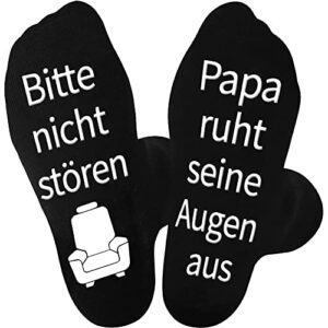 Lustige Socken mit Spruch für Papa