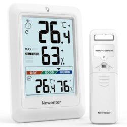 Newentor MAX MIN Thermometer mit Hygrometer