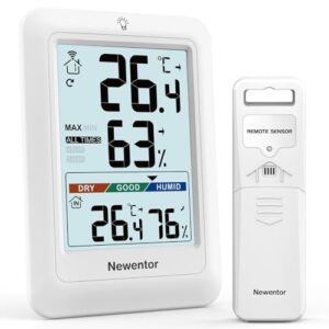 Newentor MAX MIN Thermometer mit Hygrometer
