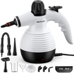 Handdampfreiniger mit Zubehör-Set für effektive Reinigung