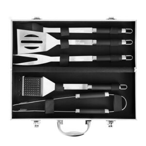 Lehmann Grillbesteck Set aus Edelstahl im Koffer