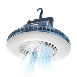 Civikyle 1-Stück LED Campinglampe mit Ventilator im Einsatz