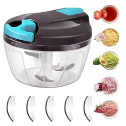 Domkan Zwiebelschneider mit Edelstahlklingen und Mixer