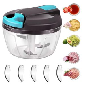 Domkan Zwiebelschneider mit Edelstahlklingen und Mixer