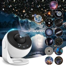 Mexllex Planetarium Sternenhimmel Projektor mit Planeten Discs