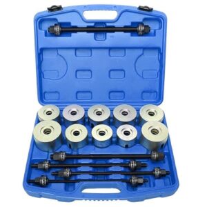CCLIFE Silentlager Werkzeug Abzieher Set mit Druckstücken und Spindeln