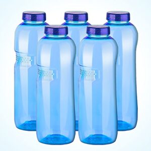 BPA-freie Tritan-Flasche mit integrierten Strohhalm und Zeitmarkierung.
