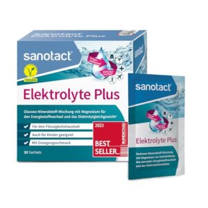 sanotact Elektrolyte Plus Pulver mit Orangengeschmack