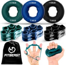 FitBeast Griffkrafttrainer Set in tiefblau