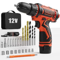12V Akkuschrauber Set mit Zubehör und Tragetasche