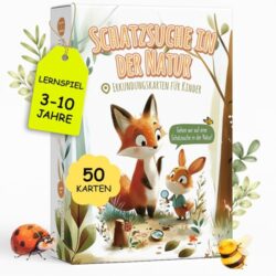 Kinder spielen mit Gefunden Outdoor Suchspiel im Garten