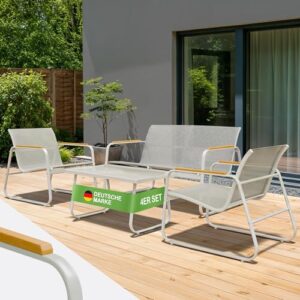 Blumtal Gartenmöbel Set für Balkon und Terrasse
