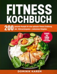 Fitness Kochbuch mit gesunden Rezepten und Nährwertangaben