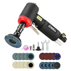 Mini Druckluft Winkelschleifer Set für präzise Schleifarbeiten