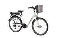 Ebike mit Zubehör und Sicherheitselementen