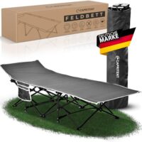 Vielseitiges Klappbett in modernem Design für verschiedene Einsatzmöglichkeiten.
