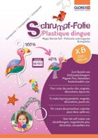 Verschiedene Schrumpffolien für kreative Bastelprojekte