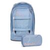 Satch pack Schulrucksack Set 2tlg. inkl. Schlamperbox (Vivid Blue)